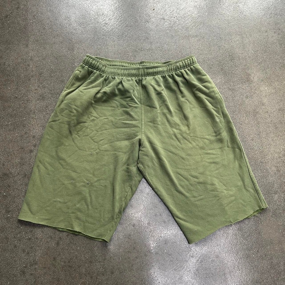 Distressed Green Champion Size 2XLT Shorts